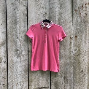 Izod | pink golf classic polo short sleeve top